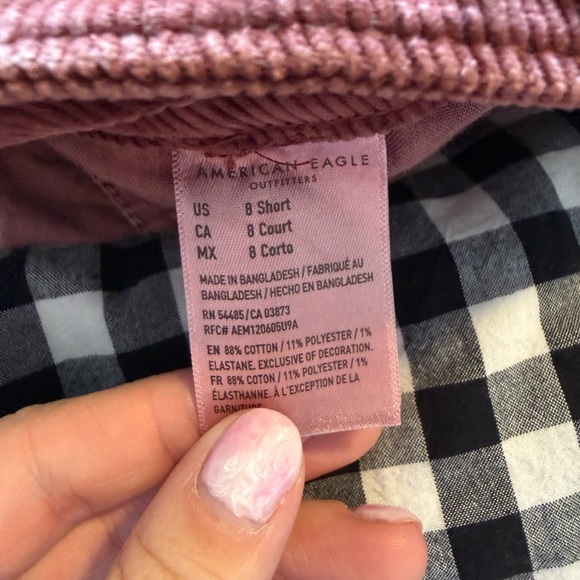 American Eagle Outfitters Plum Corduroy Pants - Picture 2 of 3